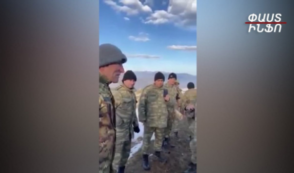 Արավուսի գյուղապետն իր ջոկատով գնացել է բանակցելու՝ ադրբեջանցիների հետ, որ չառաջանան (տեսանյութ)