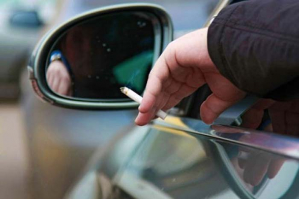 Վարորդները կտուգանվեն անձնական տրանսպորտային միջոցում ընթացքի ժամանակ ծխելու համար