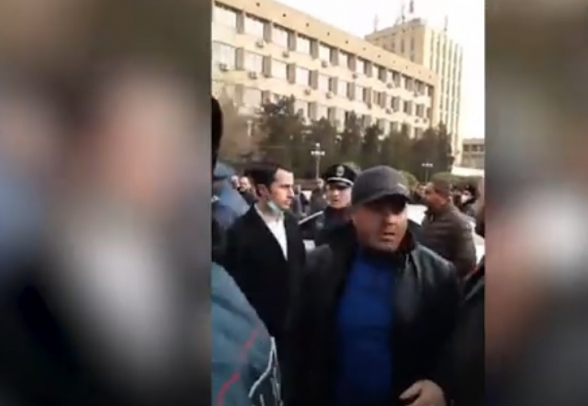 Акция неповиновения в Арташате: полиция подвергла приводу участников протеста (видео)
