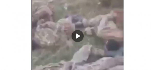 Թշնամին հաղորդում է 11 հայ գերիներին սպանելու մասին. (18+տեսանյութ)