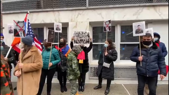 Հայ ազգ, մեկ բռունցք եղե՛ք, Փաշինյանը պետք է հեռանա. բողոքի ակցիա Նյու Յորքում (տեսանյութ)