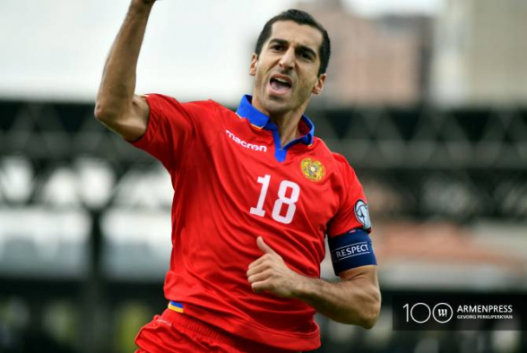 Генрих Мхитарян – лучший футболист Армении 2020-го года