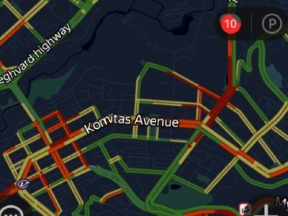 Երևանում 10 բալանոց խցանումներ են