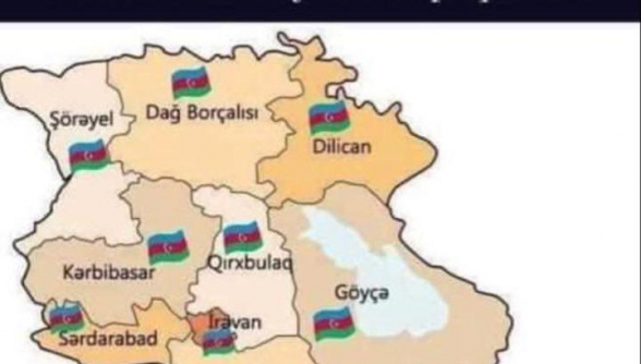 Դավաճա՛ն Նիկոլ, վայելիր ադրբեջանցիների կազմած Հայաստանի նոր քարտեզը (լուսանկար)