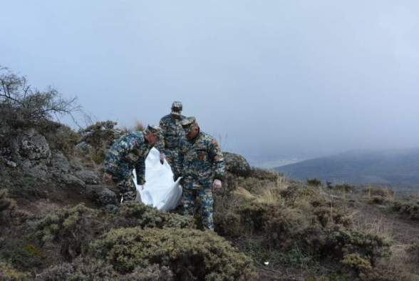На территории Матагиса обнаружены тела 4 военнослужащих