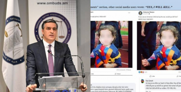 Ադրբեջանական սոցիալական ցանցերը լի են հայ երեխաների սպանելու, խոշտանգելու կոչերով․ ՀՀ ՄԻՊ