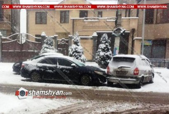 Երևանում տեղի է ունեցել մոտ 200 վթար. վթարվել է նաև պատգամավոր Շիրակ Թորոսյանի մեքենան