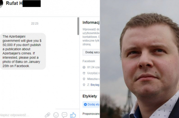 «Ադրբեջանն ինձ 50 000 դոլար է առաջարկել Արցախում գործած ռազմական հանցագործությունները չհրապարակելու համար». Թոմաշ Լեխ Բուչիչ