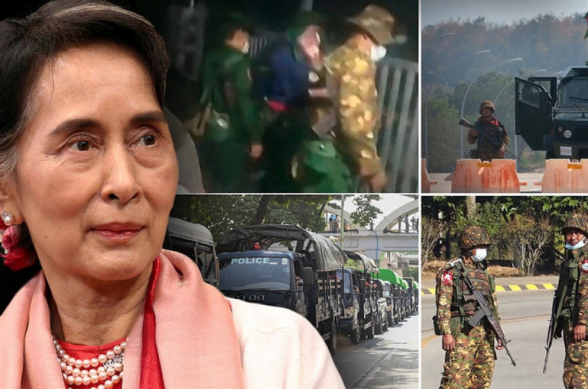 Военные в Мьянме задержали несколько сотен человек
