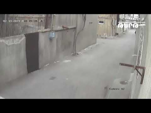 Момент землетрясения в Ереване попал на камеру (видео)