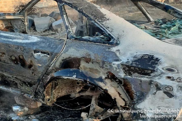 Փարաքար գյուղում այրվել է «Audi A6» մակնիշի չշահագործվող ավտոմեքենան