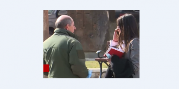 Пресс-секретарь Никола Пашиняна проигнорировала обратившихся к ней журналистов