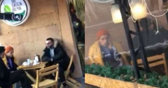 Փաշինյանի որդին՝ Աշոտ Փաշինյանը անվտանգության տասնյակ աշխատակիցների ուղեկցությամբ «Կասկադի» սրճարանում է