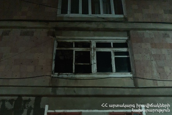 Հրդեհ Գյումրի քաղաքում․ այրվել է պահարանը փաստաթղթերով և գույքը՝ մասամբ