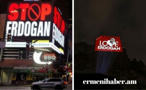 Նյու Յորքում՝ «Stop Erdoğan», Անկարայում՝ «Love Erdoğan»