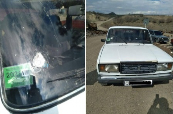 Азербайджанцы забросали камнями автомобили с армянскими госномерами на участке дороги Степанакерт-Красный Базар