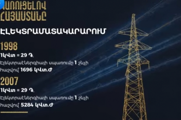 В первые годы правления президента Кочаряна Армения окончательно попрощалась с веерными отключениями (видео)