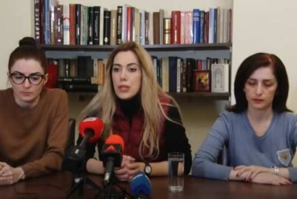 «ՎԵՏՕ» շարժման բերման ենթարկված կանանց մամուլի ասուլիսը (տեսանյութ)