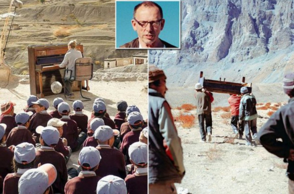 Բրիտանացին դաշնամուրը հասցրել է Հիմալայների՝ 3962 մետր բարձրության վրա գտնվող գյուղ, որպեսզի բնակիչներն առաջին անգամ լսեն Մոցարտի ստեղծագործությունները (լուսանկար)