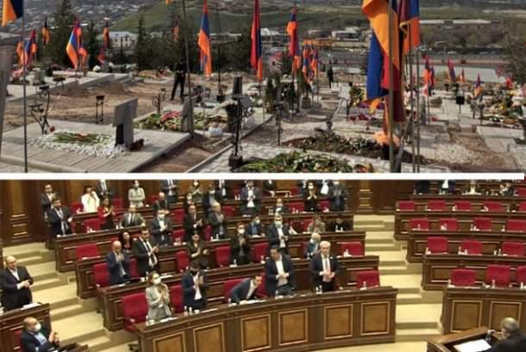 «Թուրքի քայլը» խմբակցության ներկայացուցիչները ՀՀ խորհրդարանում ծափահարում են հազարավոր հայ տղաներին սպանելու, տասնյակ հազարավորներին հաշմանդամ, անտուն և անհայրենիք թողնելու համար