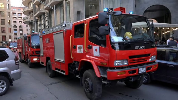 Հրդեհ է բռնկվել Հյուսիսային պողոտայի շենքերից մեկում