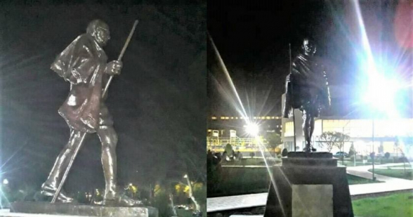 Աջափնյակում գաղտագողի կանգնեցվել է քեմալի դաշնակից, Հայոց ցեղասպանությունը ողջունող Մահաթմա Գանդիի արձանը
