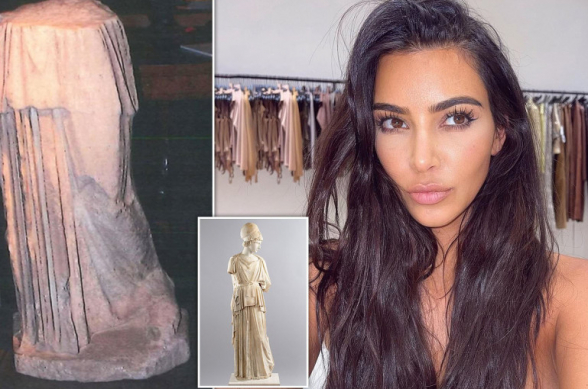 Ким Кардашьян оказалась в центре скандала в связи с контрабандой древнеримской статуи