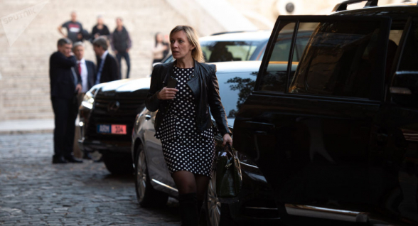 Մարիա Զախարովան Հայաստանից վերադառնալիս լուսանկար է հրապարակել