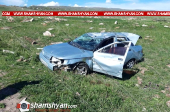 ՀՀ ՊՆ զինծառայողը Արագածոտնի մարզում ՎԱԶ-21102-ով բախվել է քարերին, վիրավորը նույնպես զինծառայող է