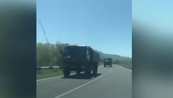 Սևանից դեպի Վարդենիս ՊՆ մեքենաներ են գնում