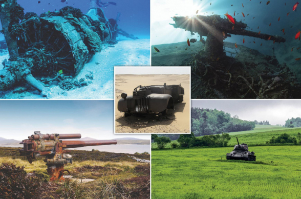 Daily Mail-ն ուշագրավ ֆոտոշարքով ցուցադրել է աշխարհի տարբեր կետերում Երկրորդ աշխարհամարտի լքված ինքնաթիռները, տանկերն ու ռազմանավերը (լուսանկար)