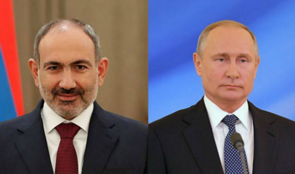 Նիկոլ Փաշինյանը հեռախոսազրույց է ունեցել Վլադիմիր Պուտինի հետ. Քննարկվել է նաև սահմանների հարցը