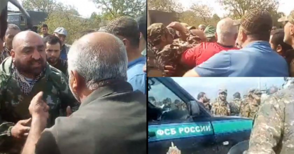 Защищавшие позиции Сюника добровольцы перекрыли межгосударственную дорогу Горис-Арцах (видео)