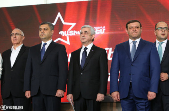 «Պատիվ ունեմ» դաշինքի ստեղծման հանդիսավոր արարողությունը (տեսանյութ)