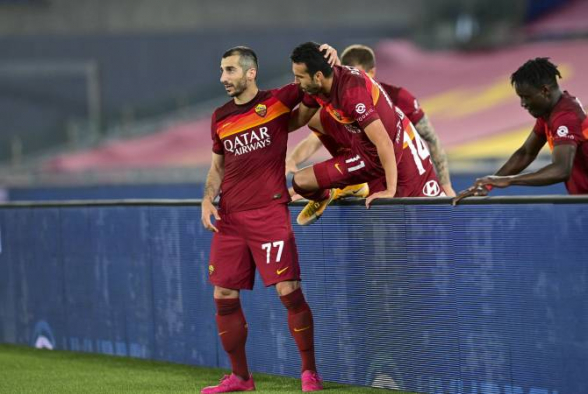 Гол Мхитаряна помог «Роме» обыграть «Лацио» (видео)