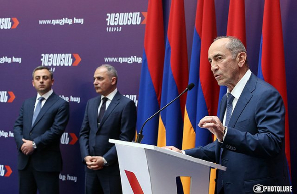 Совместная пресс-конференция лидеров блока «Армения» (видео)