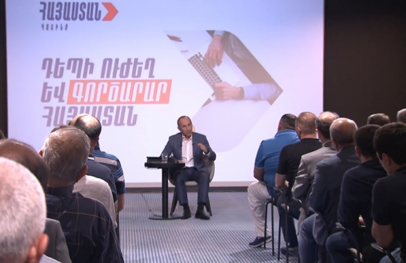 Ռոբերտ Քոչարյանի հանդիպումը բիզնեսի և շինարարության ոլորտի ներկայացուցիչների հետ (տեսանյութ)