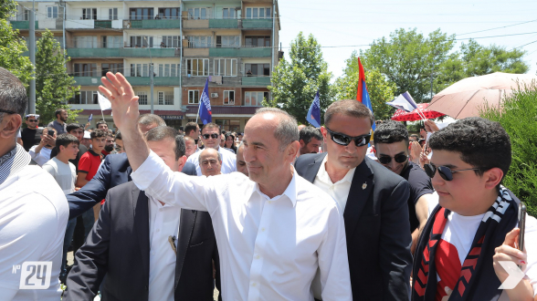 «Հայաստան» դաշինքի հանդիպումը Էջմիածնում (տեսանյութ, լուսանկար)