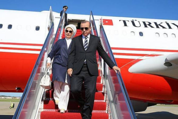 Эрдоган прибыл в Баку