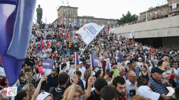Воодушевляющий митинг: кадры предвыборной встречи блока «Армения» в Шенгавите