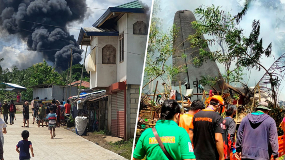 Число жертв крушения самолета ВВС Филиппин достигло 50 человек