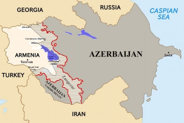 Ադրբեջանի երազած Հայաստանը պատկերված է այս «քարտեզում» - Լուրեր Հայաստանից