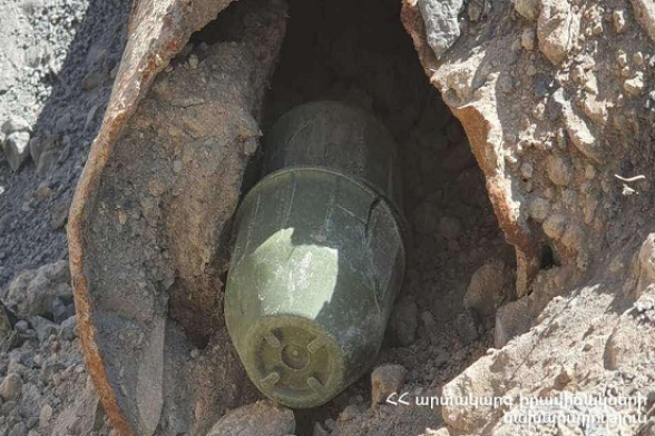 Դավթաշենում «СРБ» տեսակի մարտական նռնակ է հայտնաբերվել