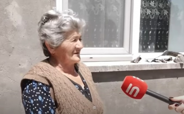 Сбитый в Гегаркунике азербайджанский БПЛА упал во дворе сельского дома (видео)