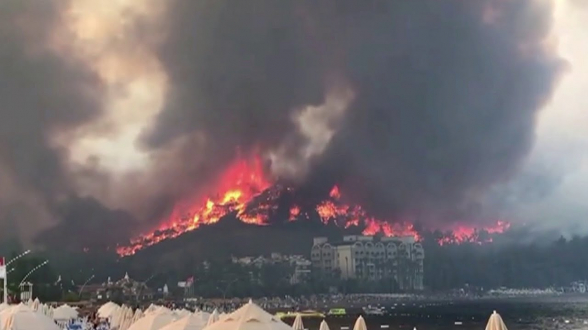 Интенсивность пожаров в Турции стала рекордной за всю историю наблюдений
