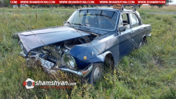 Լոռու մարզում բախվել են սովետական «տիտանները»՝ ГАЗ 24-ն ու ГАЗ 3110-ը. վարորդները տեղափոխվել են հիվանդանոց