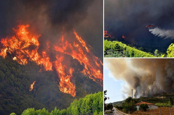 Հունաստանում անտառային հրդեհները մոտեցել են Օլիմպիական խաղերի «ծննդավայրին». կրակով շրջապատված վանականները հրաժարվել են լքել վանքը. The Guardian