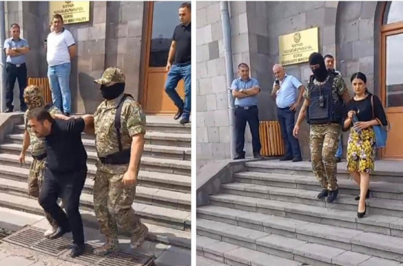 Ձերբակալվել են Գորիսի փոխքաղաքապետներ Իրինա Յոլյանը և Մենուա Հովսեփյանը