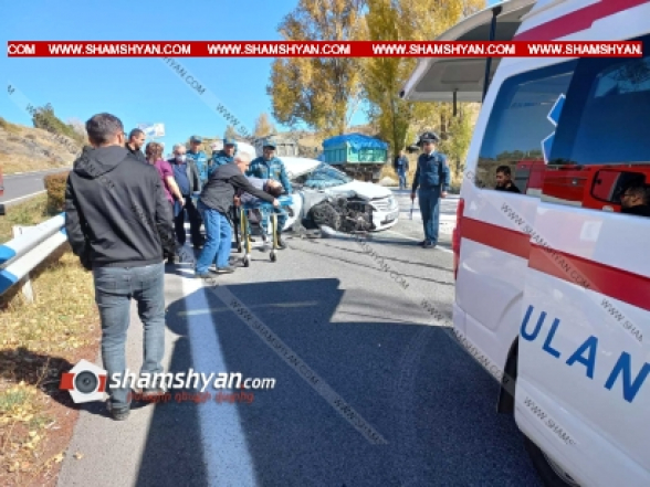 Կոտայքի մարզում 30-ամյա վարորդը Toyota-ով մխրճվել է ավազով բարձված ЗИЛ-ի մեջ