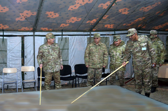 Ադրբեջանական ցամաքային զորքերը զորավարժություններ են անցկացնում Քաշաթաղում (տեսանյութ)